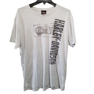 Harley Davidson Mens XL Gray Thunderbird Short Sle